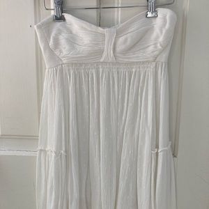 Strapless babydoll top